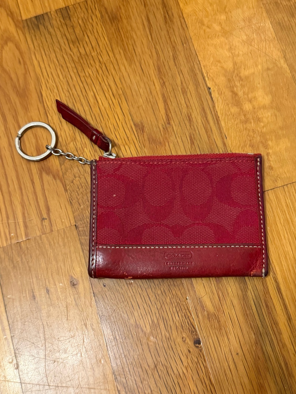 Coach Red Signature Wallet